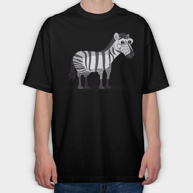 Zebra Stripes, Tricou Oversize Barbati (Unisex)