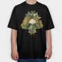 Whimsical Woodland Gnome, Tricou Oversize Barbati (Unisex)