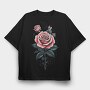Elegant Roses Traditional, Tricou Oversize Barbati (Unisex)