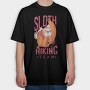Sloth Hiking Team, Tricou Oversize Barbati (Unisex)