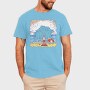 Big Wave Meme Beach Stand, Tricou Barbati (Unisex)