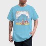 Big Wave Meme Beach Stand, Tricou Barbati (Unisex)