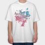 Butterfly Tree Colorful, Tricou Oversize Barbati (Unisex)