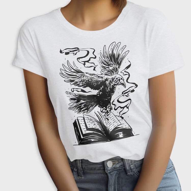 Raven On A Book, Tricou Femei