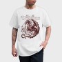 Here Be Dragons Fantasy, Tricou Barbati (Unisex)
