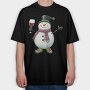 Wine Snow Fest, Tricou Oversize Barbati (Unisex)