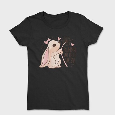 Bunny Making A Wish, Tricou Femei