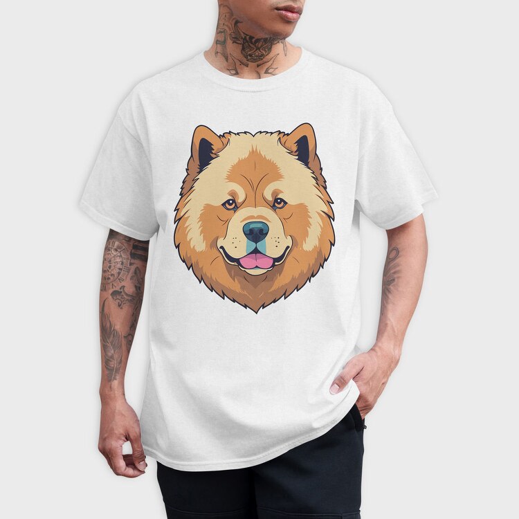 Chow Chow Dog Breed, Tricou Barbati (Unisex)