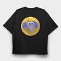 Elephant Icon Art, Tricou Oversize Barbati (Unisex)