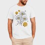 Sparkling Flowers And Circles Vintage, Tricou Barbati (Unisex)