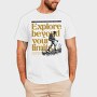 Hiking Exploration Quote, Tricou Barbati (Unisex)