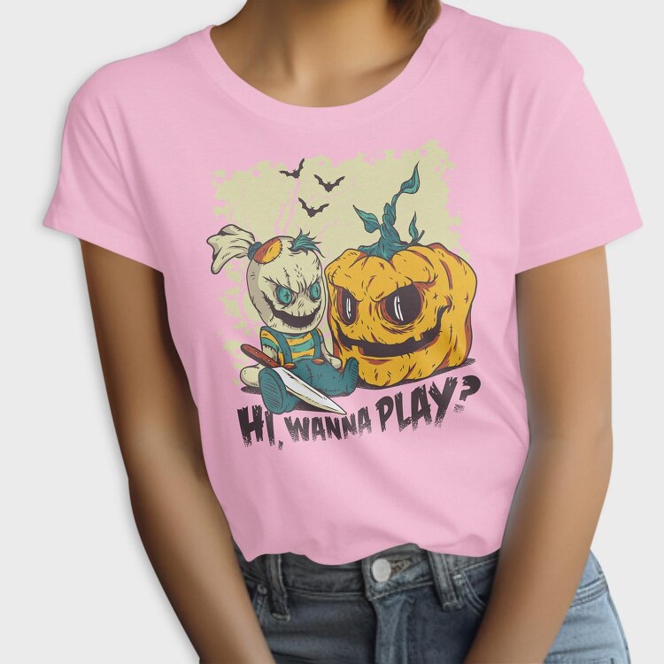 Wanna Play Halloween, Tricou Femei