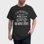 Motorcycle And Dogs Love Motorcycle Quote, Tricou Barbati (Unisex)