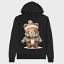 Winter Bear Coffee, Hanorac Oversize Barbati (Unisex)