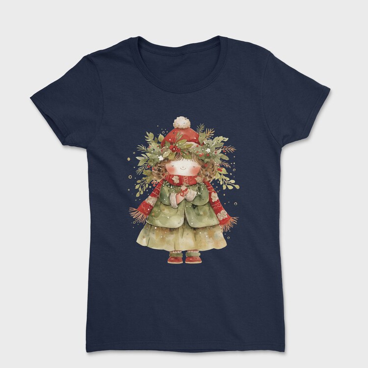 Winter Cherry Blooms, Tricou Femei