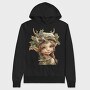 Winter Fairy Holly Snow, Hanorac Oversize Barbati (Unisex)