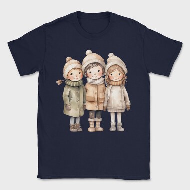 Winter Friends Club, Tricou Barbati (Unisex)