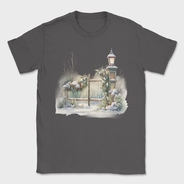 Winter Garden Gate, Tricou Barbati (Unisex)