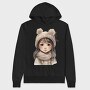 Winter Hat Ear Flaps, Hanorac Oversize Barbati (Unisex)