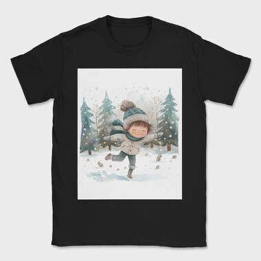 Winter Journey Snow, Tricou Barbati (Unisex)