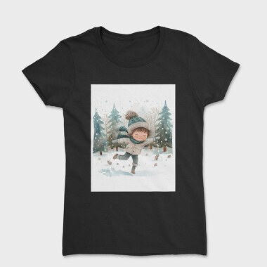 Winter Journey Snow, Tricou Femei