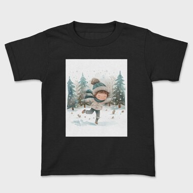 Winter Journey Snow, Tricou Copii
