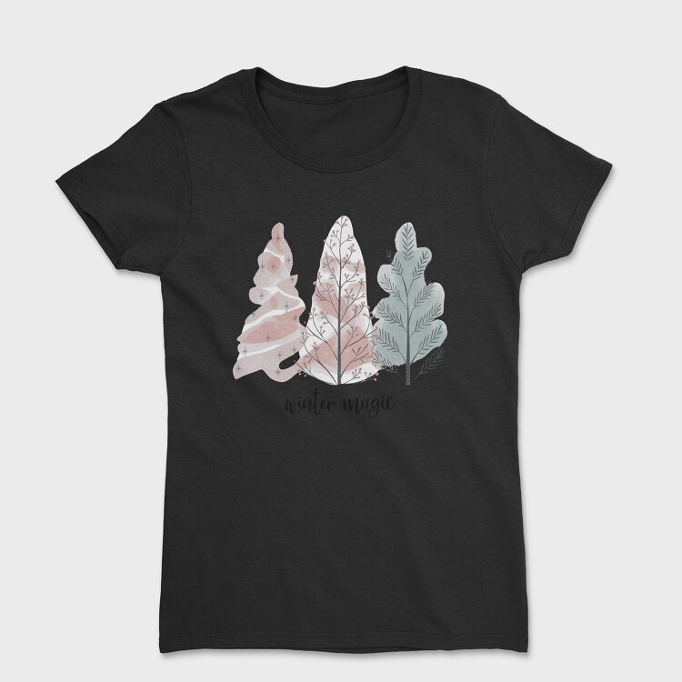 Winter Magic Tree, Tricou Femei