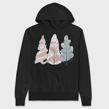 Winter Magic Tree, Hanorac Oversize Barbati (Unisex)