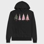 Winter Magic Trees, Hanorac Oversize Barbati (Unisex)