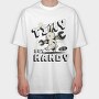 Bunny With Wrench Tiny Handy, Tricou Oversize Barbati (Unisex)