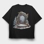 Winter Miracle Garden, Tricou Oversize Barbati (Unisex)