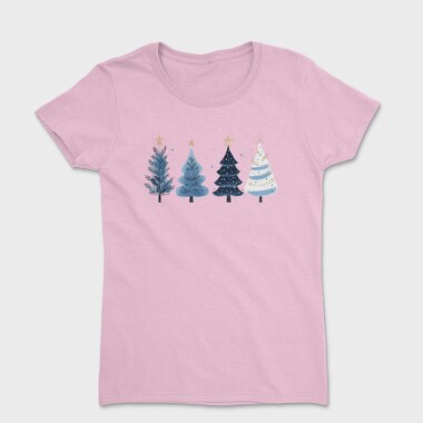Winter Navy Trees, Tricou Femei