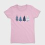 Winter Navy Trees, Tricou Femei