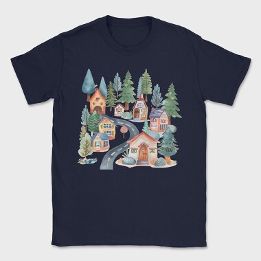 Winter Nest Clipart, Tricou Barbati (Unisex)
