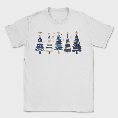 Winter Serenity Trees, Tricou Barbati (Unisex)