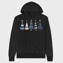 Winter Serenity Trees, Hanorac Oversize Barbati (Unisex)
