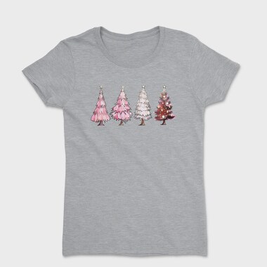 Winter Silhouettes Glowing, Tricou Femei