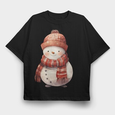 Winter Snowman Clothing, Tricou Oversize Barbati (Unisex)