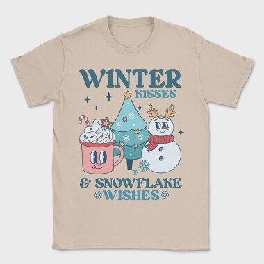 Winter Snowman Coffee, Tricou Barbati (Unisex)