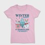 Winter Snowman Coffee, Tricou Femei