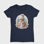 Winter Squirrel Hat, Tricou Femei
