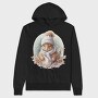 Winter Squirrel Hat, Hanorac Oversize Barbati (Unisex)