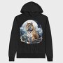 Winter Tiger Moon, Hanorac Oversize Barbati (Unisex)