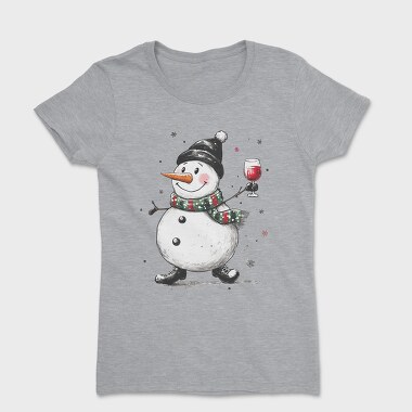 Winter Toast Snowman, Tricou Femei