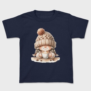 Winter Warm Tales Gnome, Tricou Copii