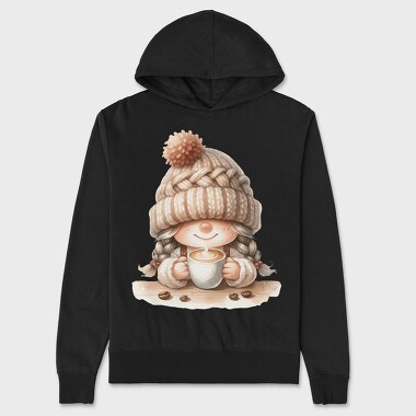 Winter Warm Tales Gnome, Hanorac Oversize Barbati (Unisex)