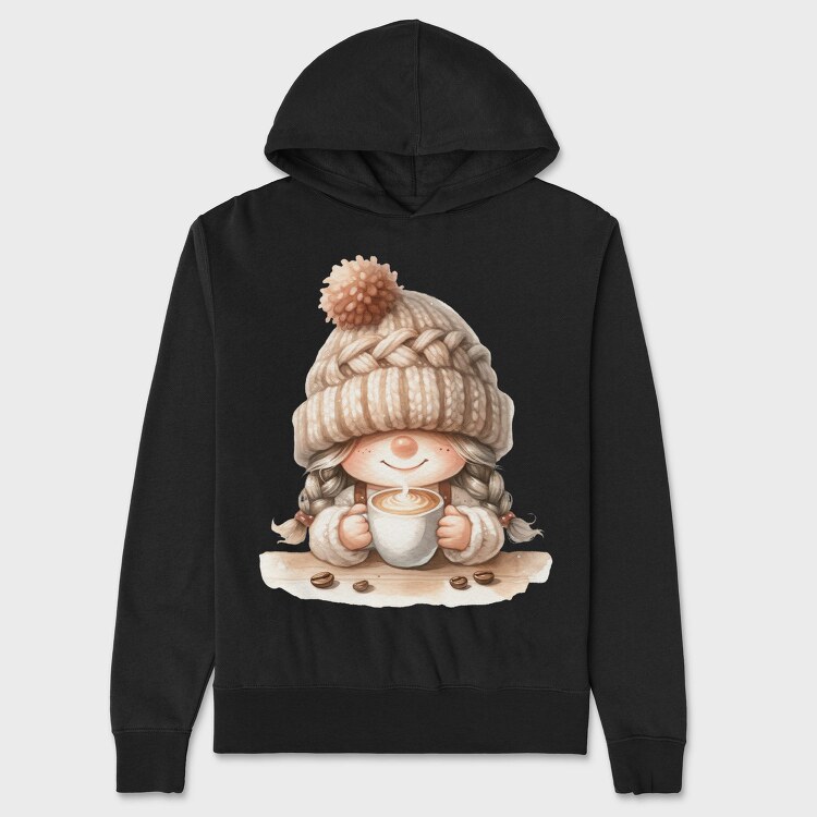 Winter Warm Tales Gnome, Hanorac Oversize Barbati (Unisex)