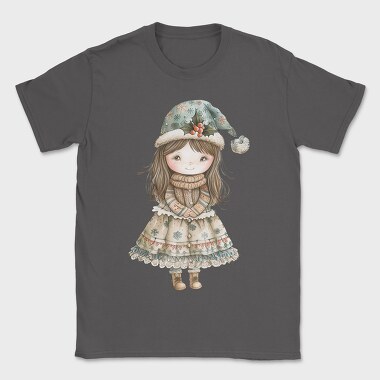 Winter Whimsy Girl, Tricou Barbati (Unisex)