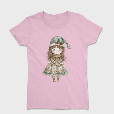 Winter Whimsy Girl, Tricou Femei