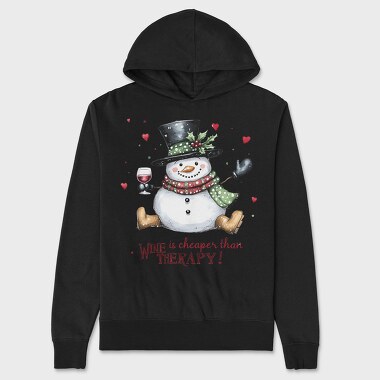 Winter Wine Moment, Hanorac Oversize Barbati (Unisex)